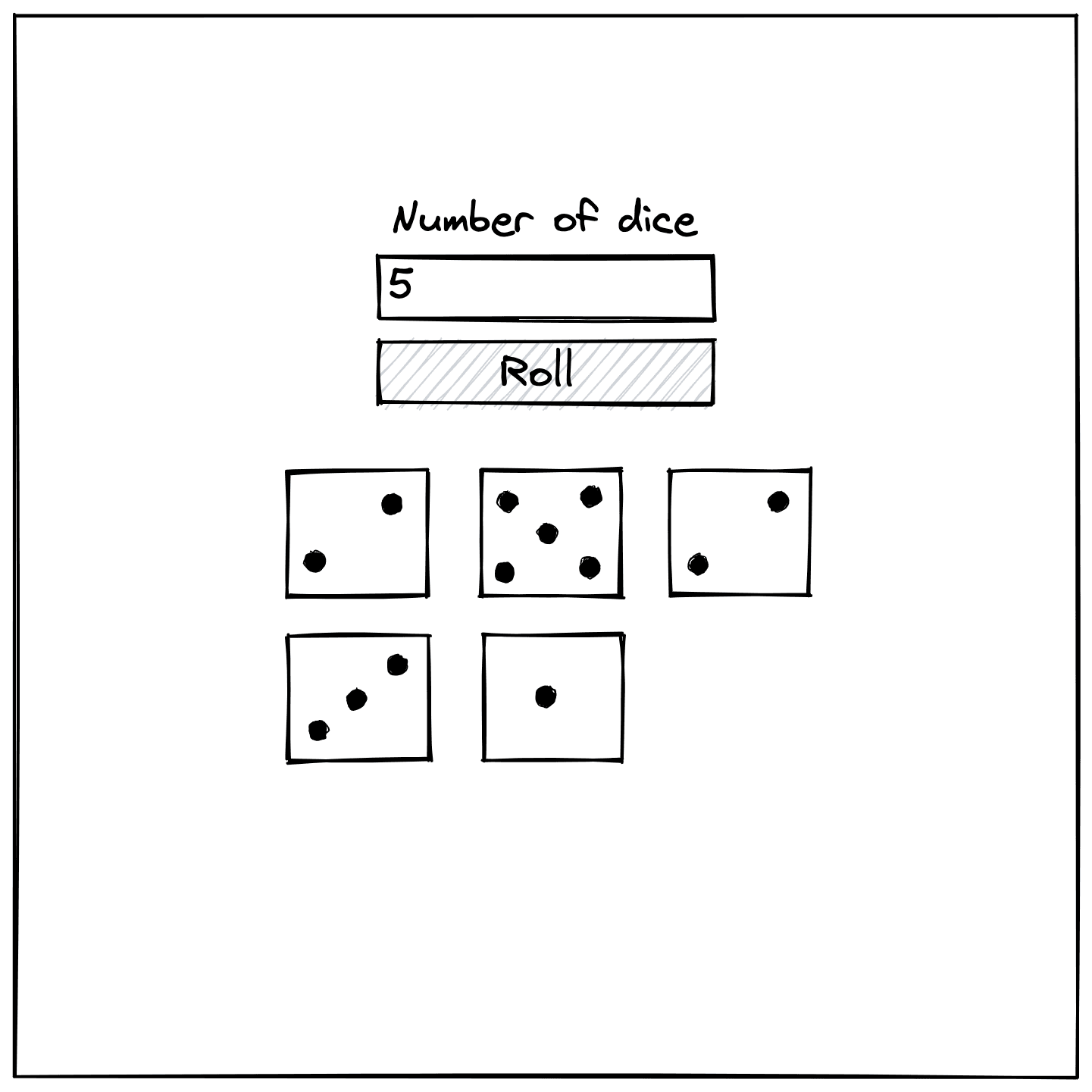 Rolling dice
